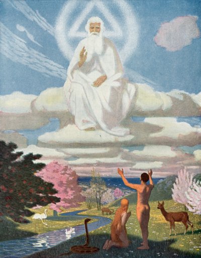 Adamo ed Eva in Paradiso da Gebhard Fugel